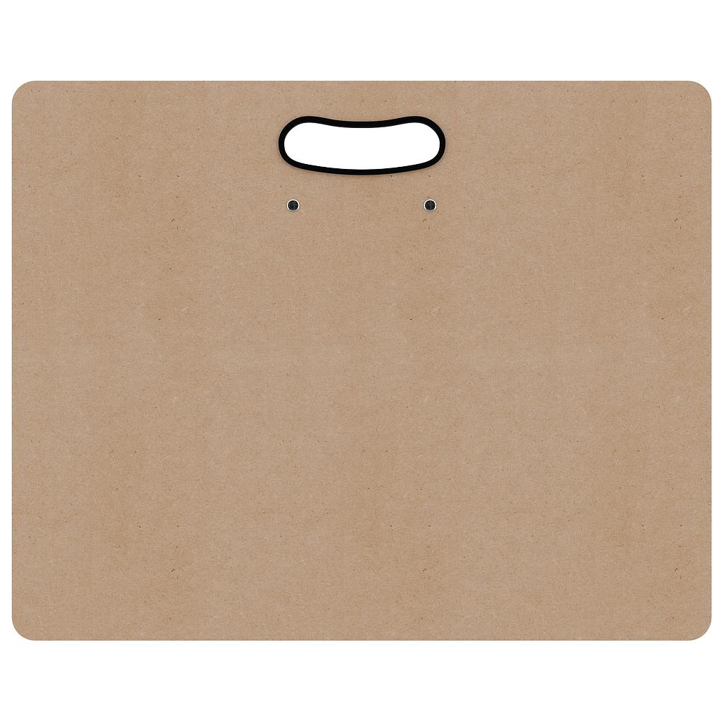 Fiberboard Ledger Sized Handle Board w/Holes