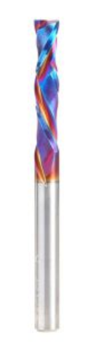 Compression Spiral 1/4 D x 1-1/4 CH x 1/4 SHK x 3 Inch Long 2 Flute Router Bit