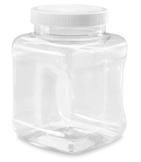 Plastic Grip Jars - 16 oz (POWDER)